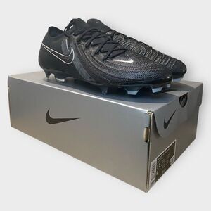 Nike Phantom GX II 2 Elite FG Black Cleats FJ2559-001 Mens size 7.5 / Womens 9